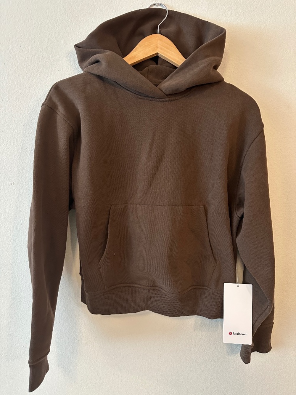 NWT Lululemon Steady State Oversized Hoodie Walnut Crunch XXS LW3KCRS